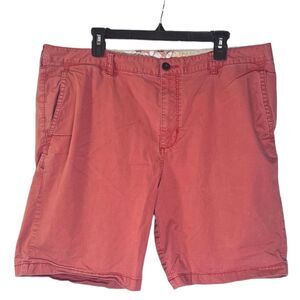 Tommy Bahama Men's Chino Shorts Cotton‎ Spandex 9" Inseam Salmon Size 40